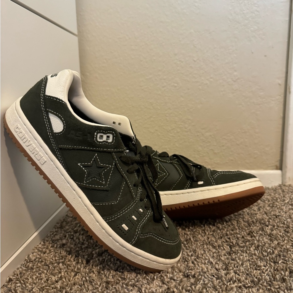 Green converse CONS AS-1 pro suede skate shoe